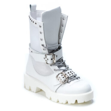 Bocanci de dama Athena Summer White