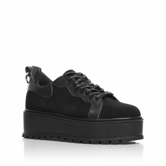 Pantofi Casual Mineli Adda All Black - imagine 2