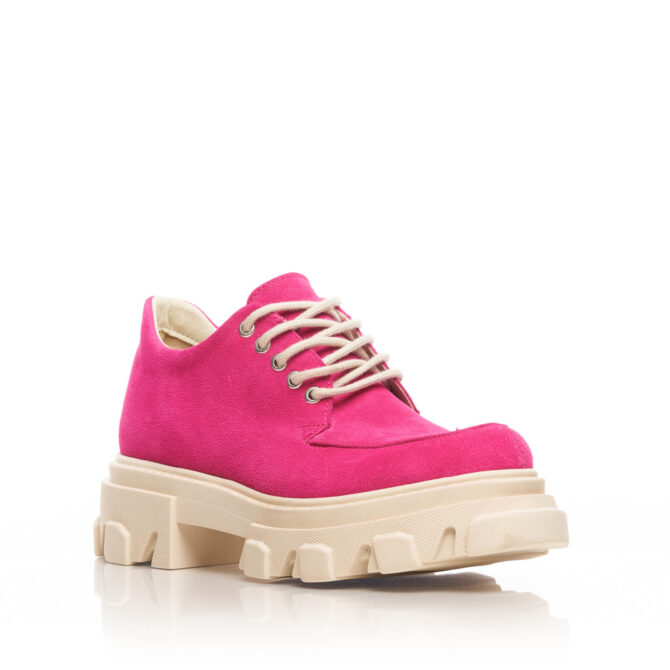 Pantofi Casual Mineli Kirby Fuchsia - imagine 2