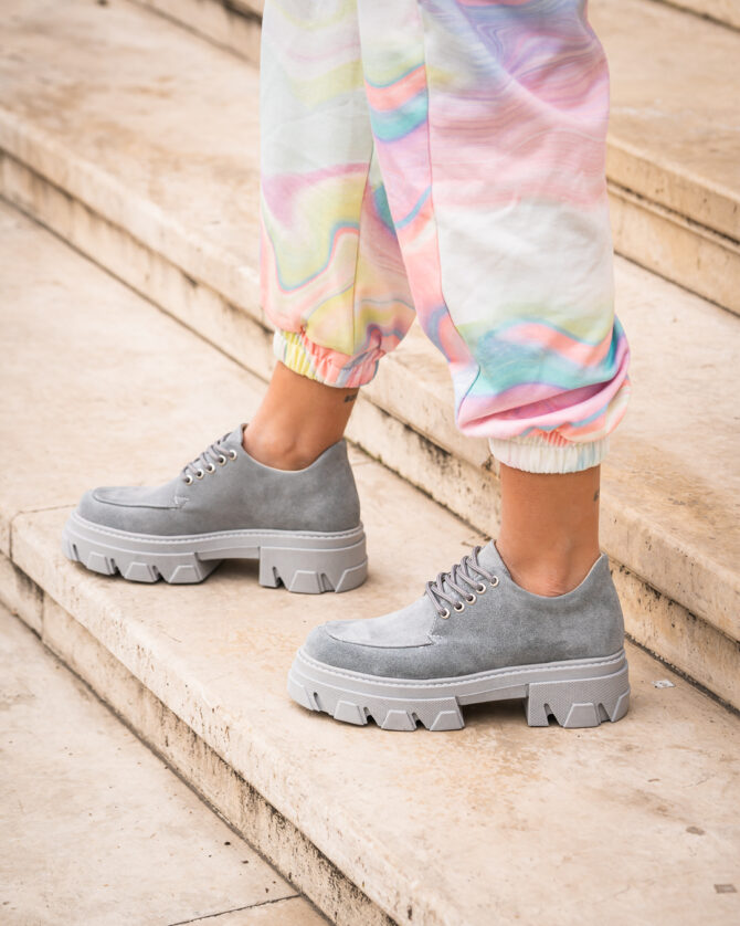Pantofi Casual Mineli Kirby Gray - imagine 8