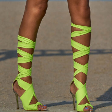Sandale Mineli Castello Neon Green